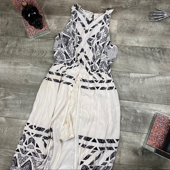 Ella moss white bohemian tribal romper dress - Picture 7 of 9